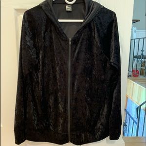 City Streets velour hoodie